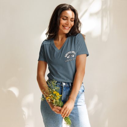 Druid Ukes Summer 2025 V-neck T-shirt: “Louder You Sing” - Image 3